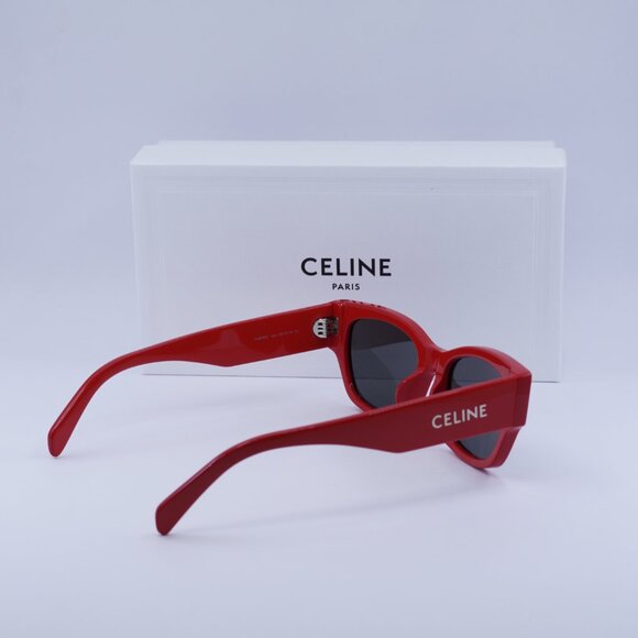 Final Price! Celine CL40197U 66A Red/Smoke Sunglasses - Picture 10 of 10